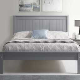 Casa Lily Low Foot End Frame, Single, Grey - thumbnail 4