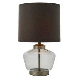 Endon Zen Table Lamp, Grey Smoke - thumbnail 3