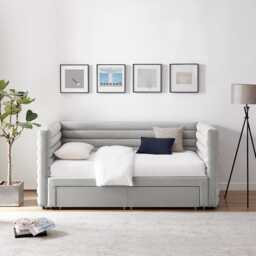 Casa Bella Day Bed with Drawers, Grey - thumbnail 2
