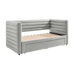 Casa Bella Day Bed with Drawers, Grey - thumbnail 3