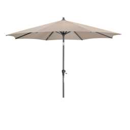 Pacific Lifestyle Riva Weather Resistant Parasol with Tilt, 3m, Round, Taupe - thumbnail 2