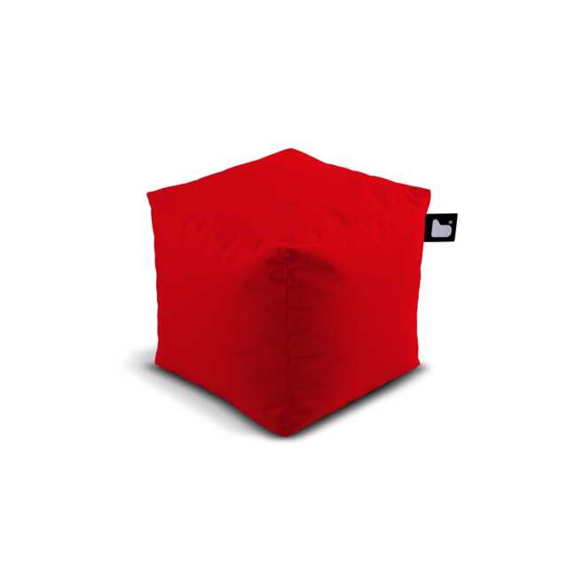 Extreme Lounging Mighty B-Box Weather Resistant Garden Footstool, Red - image 1