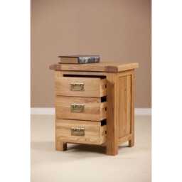 Casa Seville 3 Drawer Bedside Cabinet - thumbnail 4
