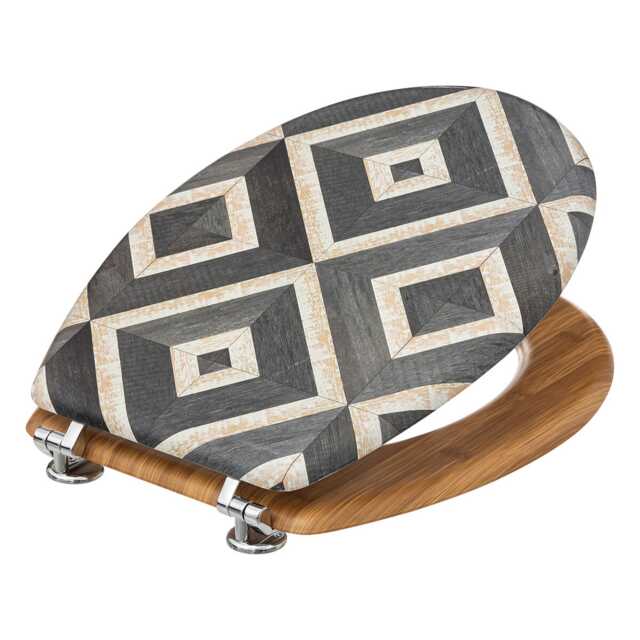 5five Canvas Toilet Seat, Black