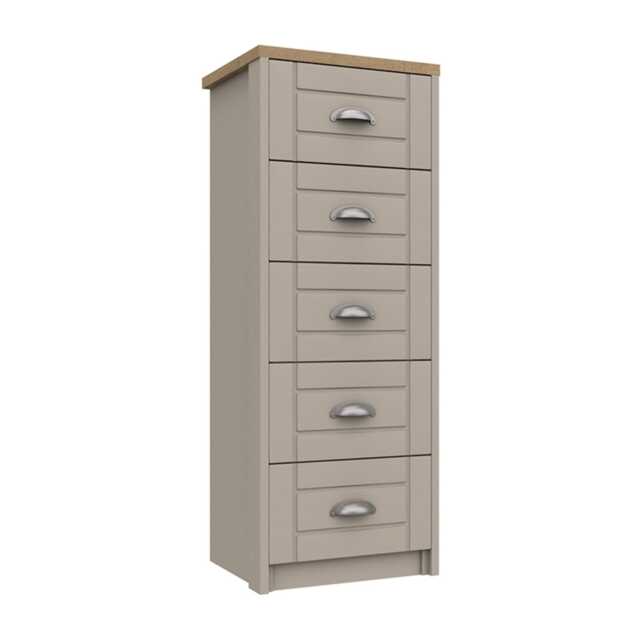 Casa Valencia 5 Drawer Tallboy Chest of Drawers - image 1