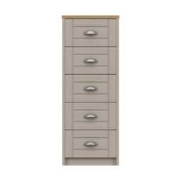 Casa Valencia 5 Drawer Tallboy Chest of Drawers - thumbnail 2