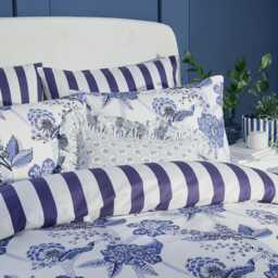 Cath Kidston Doodles & Daydreams Duvet Set, King, Royal Blue - thumbnail 2