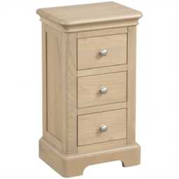 Casa Linden 3 Drawer Compact Bedside Cabinet - thumbnail 2