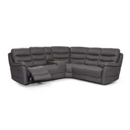 La-Z-Boy Anderson Power Recliner Fabric Corner Sofa, Altara Charcoal - thumbnail 2