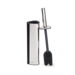 Joseph Joseph Flex 360 Luxe Toilet Brush, Stainless Steel - thumbnail 1