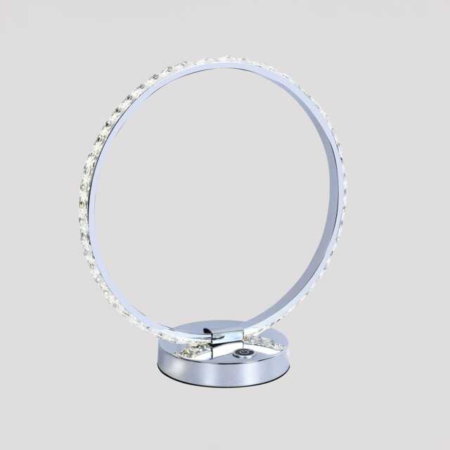 Casa Ritz LED Table Lamp, Chrome