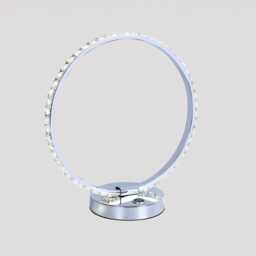 Casa Ritz LED Table Lamp, Chrome