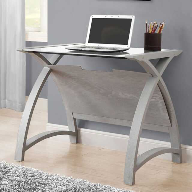 Jual Helsinki 900 Laptop Office Desk, Grey - image 1