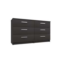 Casa London 3 Drawer Double Chest of Drawers - thumbnail 1
