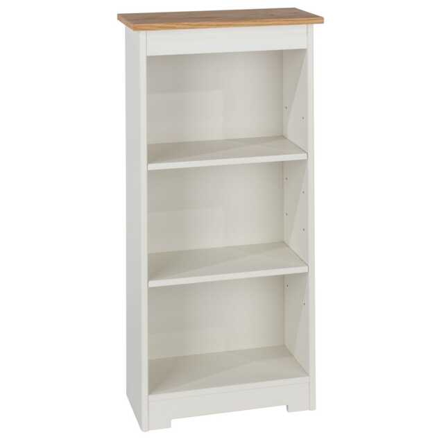 Casa Chandler Low Narrow Bookcase, White - image 1