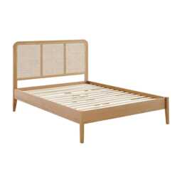 Casa Ginny Bed Frame, King, Oak - thumbnail 2