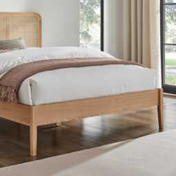 Casa Ginny Bed Frame, King, Oak - thumbnail 3
