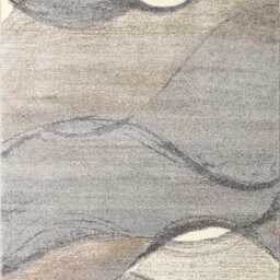 Frith Rugs Grace Collection Rug, 290cm x 200cm, Greige Waves