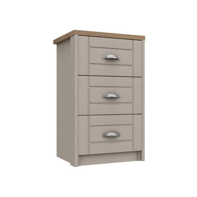 Casa Valencia 3 Drawer Bedside Cabinet - image 1