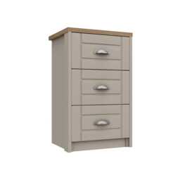 Casa Valencia 3 Drawer Bedside Cabinet