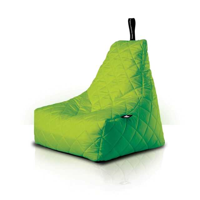 Extreme Lounging Mighty B-Bag Quilted Weather Resistant Outdoor Bean Bag, Lime - image 1