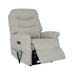Celebrity Hollingwell Petite Power Recliner Fabric Armchair, Elgin Oyster - thumbnail 2