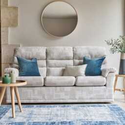G Plan Malvern 3 Seater Fabric Sofa, Lydia Blush - thumbnail 1