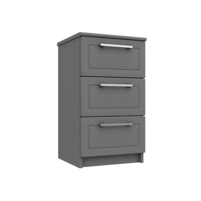 Casa Marseille 3 Drawer Bedside Cabinet - image 1