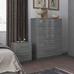 Casa Marseille 3 Drawer Bedside Cabinet - thumbnail 3