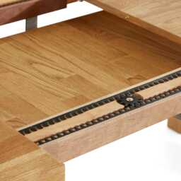 Casa Perth Extending Dining Table, 160-210cm, Oak