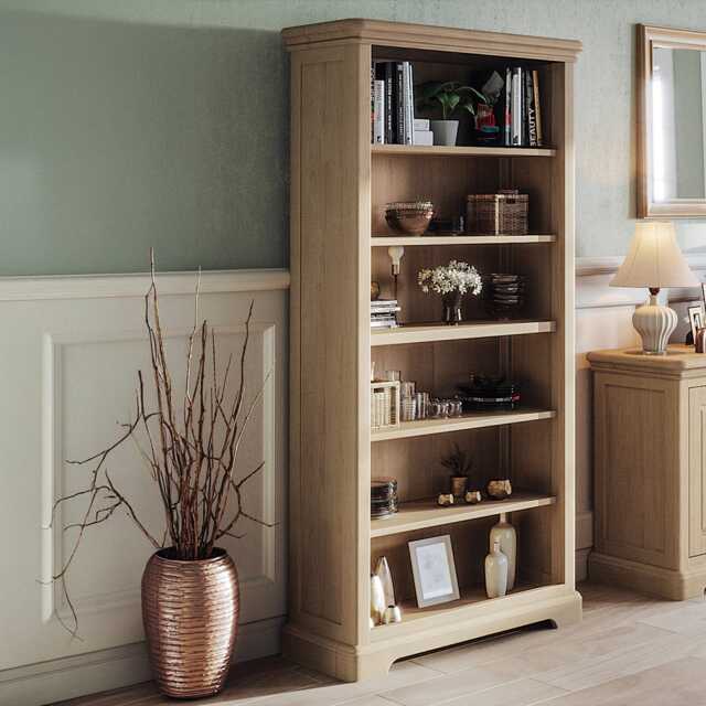 Casa Linden Large Bookcase, Oak - image 1