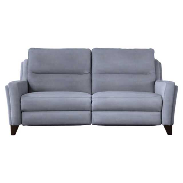 Parker Knoll Portland Large 2 Seater Leather Sofa, Roma Storm