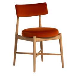 G Plan Flora Dining Chair, Orange - thumbnail 2