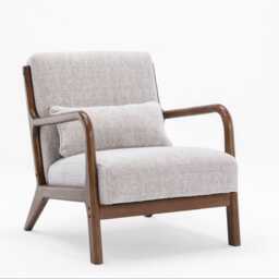 Casa Danna Fabric Armchair, Leto Natural - thumbnail 2