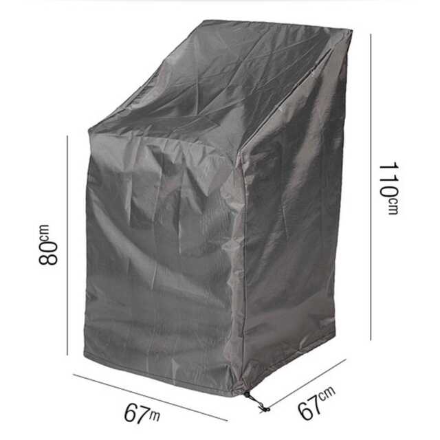 Aerocover Weather Resistant Garden Stacking Chair Cover, 67x67x110cm - image 1