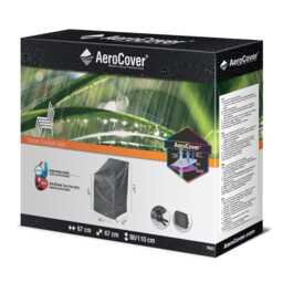 Aerocover Weather Resistant Garden Stacking Chair Cover, 67x67x110cm - thumbnail 3