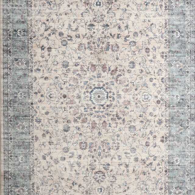 Frith Rugs Kaydon Washable Woven Rug, 180cm x 120cm, Traditional Green - image 1