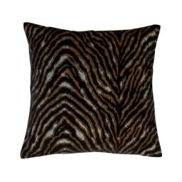 Malini Capetown Animal Velvet Cushion, Black