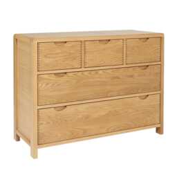 Ercol Bosco 5 Drawer Wide Chest of Drawers - thumbnail 2