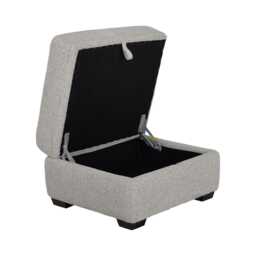 Casa Freddy Fabric Storage Footstool, Milan Mink - thumbnail 2