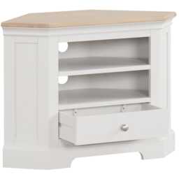Casa Linden Corner TV Cabinet, Grey - thumbnail 1