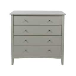 Casa Carla 4 Drawer Chest, Light Grey - thumbnail 4