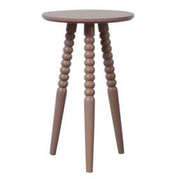 Casa Bobble Round Side Table, Brush Pink - thumbnail 2