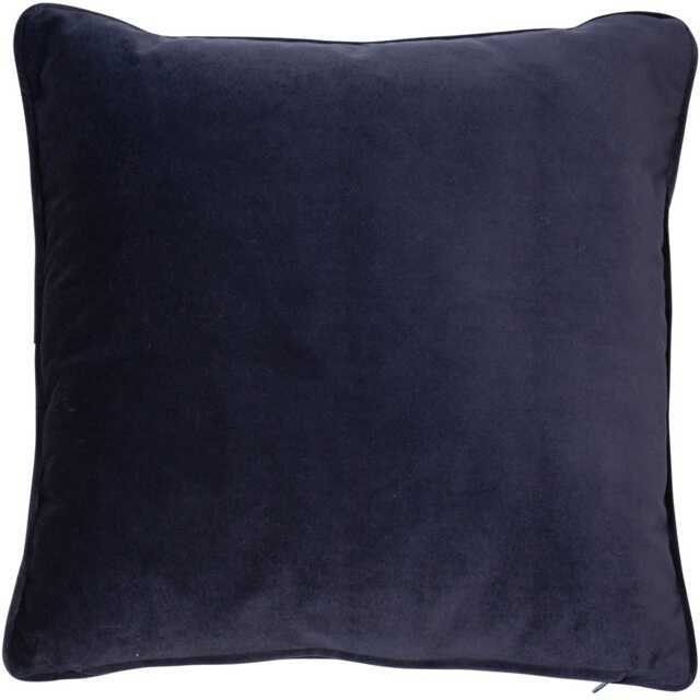 Malini Luxe Velvet Cushion, Navy
