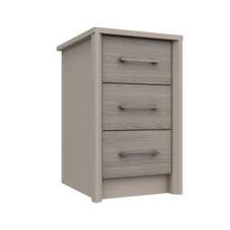 Casa Lyon 3 Drawer Chest of Drawers, Grey Oak - thumbnail 1