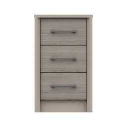 Casa Lyon 3 Drawer Chest of Drawers, Grey Oak - thumbnail 2