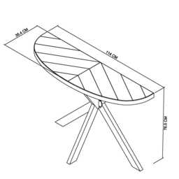 Casa Eclipse Console Table - thumbnail 3