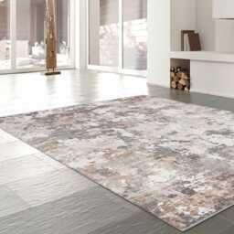 Frith Rugs Kaydon Washable Woven Rug, 180cm x 120cm, Grey Abstract Pattern - thumbnail 3