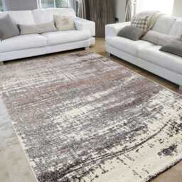 Frith Rugs Grace Collection Rug, 290cm x 200cm, Grey & Brown - thumbnail 3