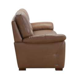 Casa Melody 3 Seater Leather Sofa, Rangers Tan - thumbnail 3